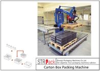 سیستم پالت سازی ربات کارتن اتوماتیک برای انباشتن شیمی صنایع غذایی