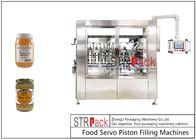 دستگاه پرکن سروموتور پیستونی کوزه و بطری عسل STRPACK 2-16 برای بطری شیشه ای جام جم عسل