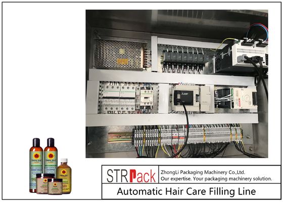 خط پر کردن بطری ژل حمام